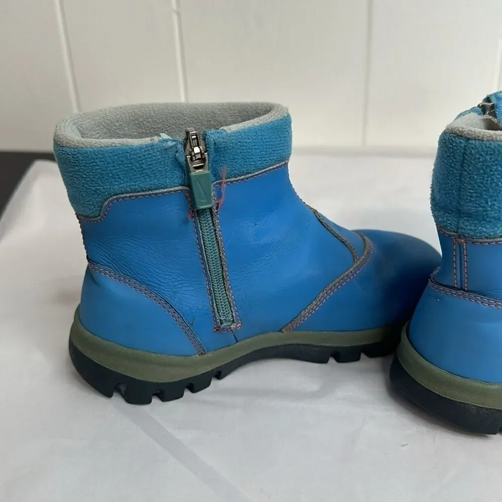 NIKE Watershield Light Blue Water Resistant Ankle Zip Up Rain/Snow Size 10